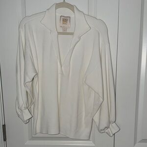 White Blouse with Collar
